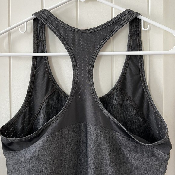 Under armour Tank Top Womens XS Extra Small Gray Training Workout Racer Back - Picture 6 of 8
